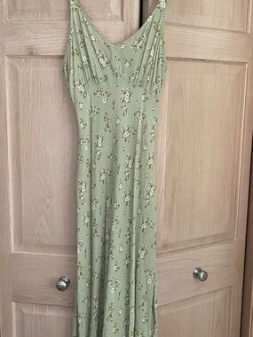 CLEARANCE! Workshop Republic Clothing Sage Green Floral Dress